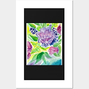 Succulent bouquet Posters and Art